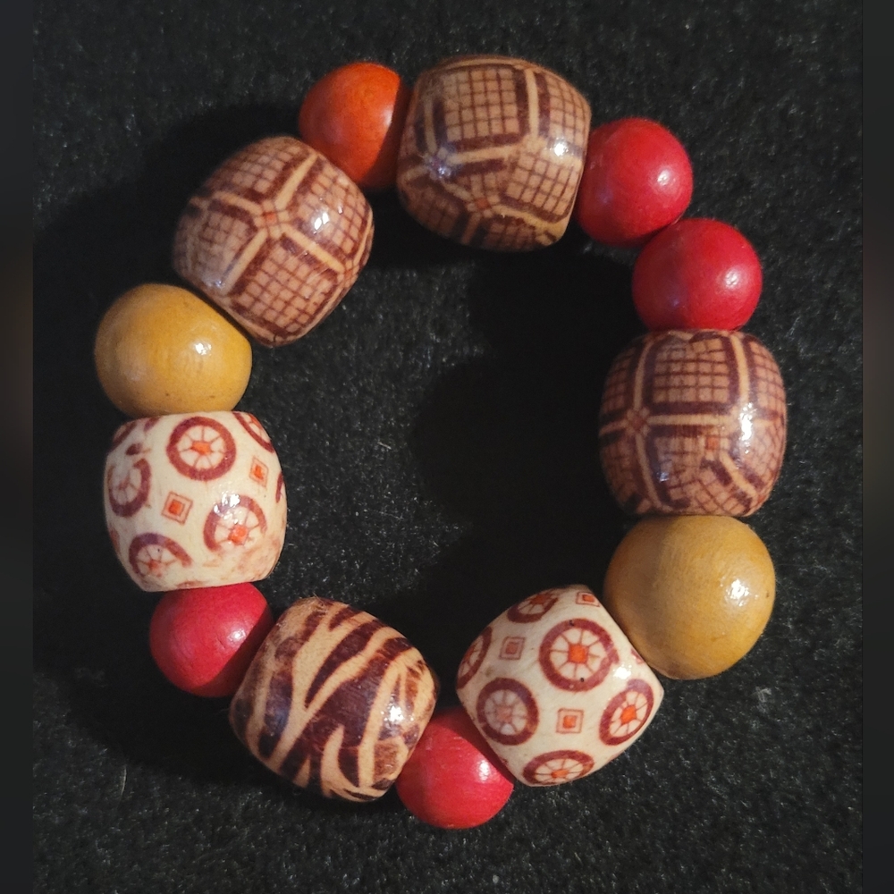 Wooden Beaded Bracelet